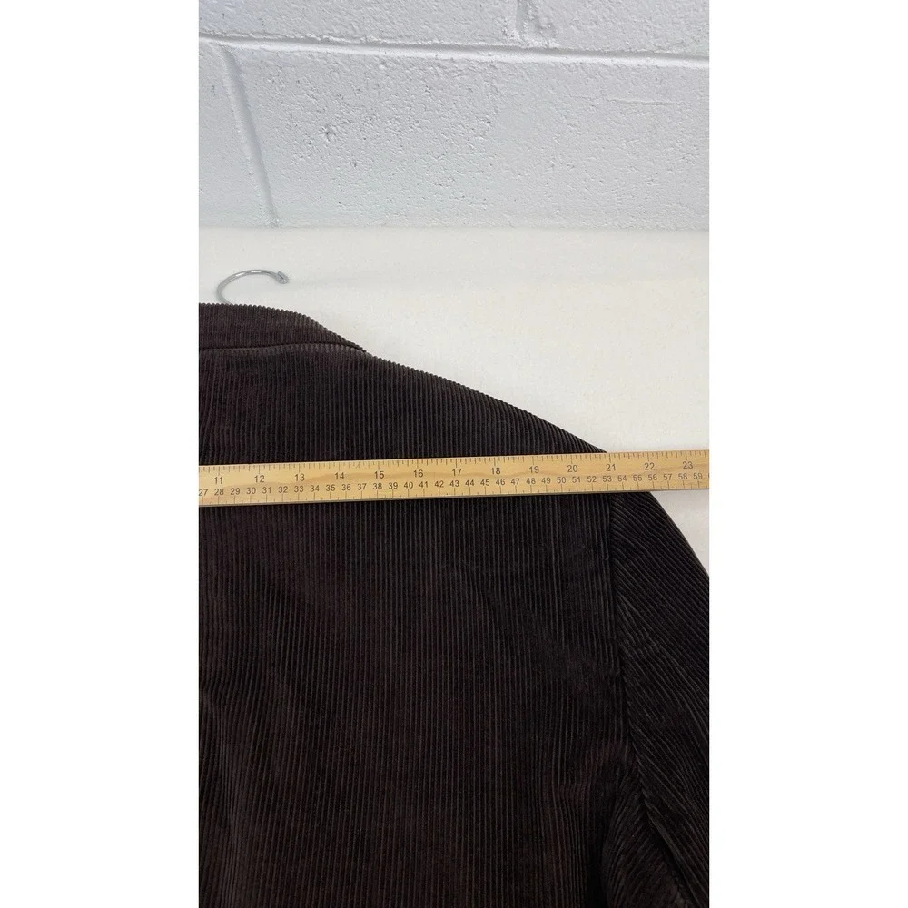 Ralph Lauren Corduroy Blazer Mens 46L Brown Elbow Patch Sport Coat Paisley Lined